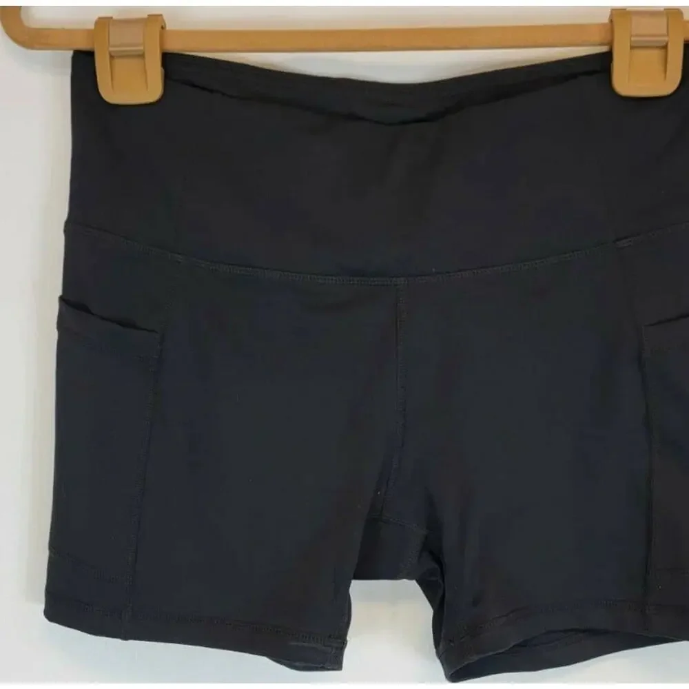 BALEAF Cycling‎ Bike Shorts Women's Size M Black Athletic Yoga Running Workout